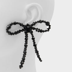 Tinsla in Black - Statement earrings