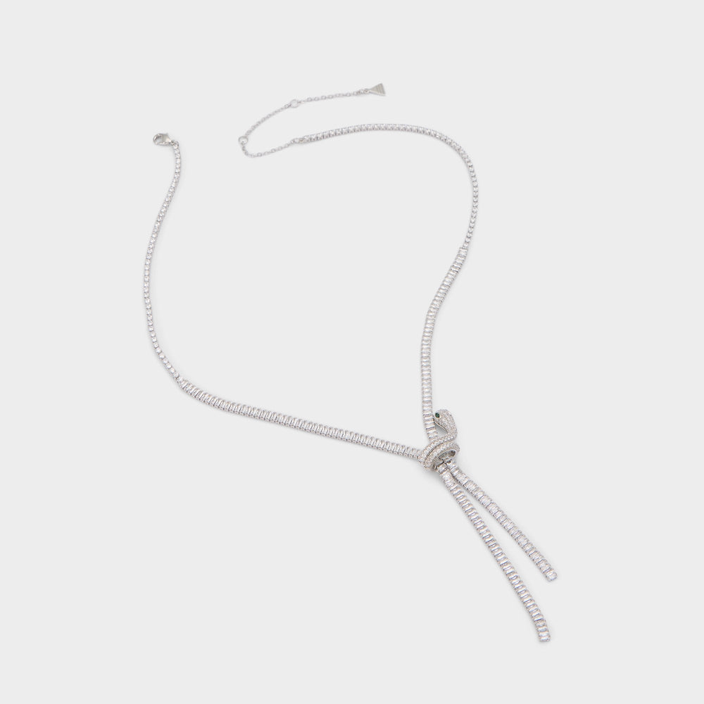 Venomarra in Silver Clear Multi - Statement necklace