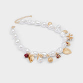 Charmsinlove Red Women's Necklaces - Charm necklace