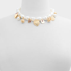 Charmsinlove Red Women's Necklaces - Charm necklace