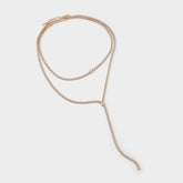 Alata Gold/Clear Multi Women's Cubic Zirconia - Necklace