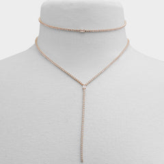 Alata Gold/Clear Multi Women's Cubic Zirconia - Necklace