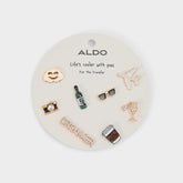 Traveler Gold/Clear Multi Women's Accessories - Decorative pins