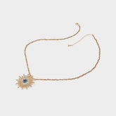 Intentionss in Dark Blue - Pendant necklace