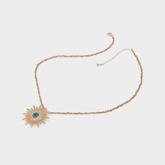 Intentionss in Dark Blue - Pendant necklace