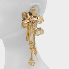 Florify in Gold - Statement earrings