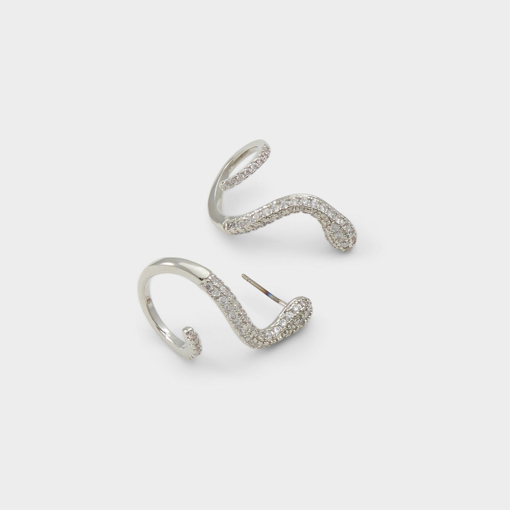 Popeye Silver/Clear Multi Women's Earrings - Earrings