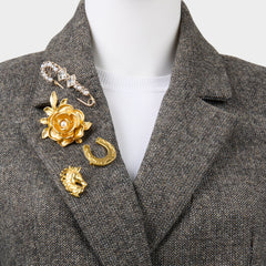 Wildatheart in Gold - Decorative brooch