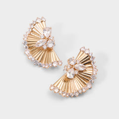 Fariaria in Gold Clear Multi - Earrings