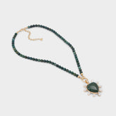 Preciousheart in Dark Green - Necklace