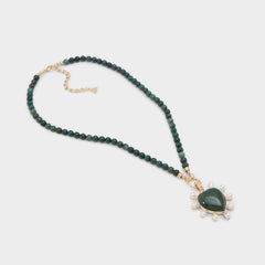 Preciousheart in Dark Green - Necklace