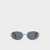Unirerin Silver Women's Round - Round sunglasses