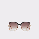 Cortegaca Brown Women's Round - Square sunglasses