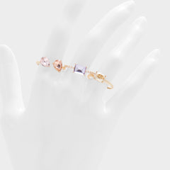 Pimediax Pastel Multi Women's Rings - Stackable rings