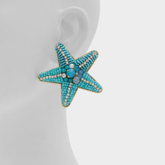 Starfishh in Turquoise - Statement earrings