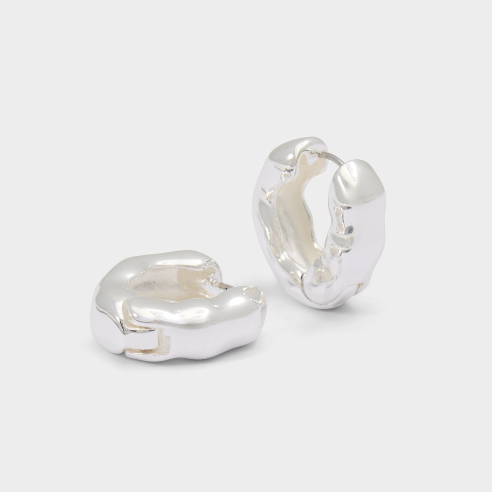 Carandar in Silver - Hoop earrings