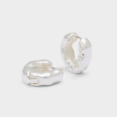 Carandar in Silver - Hoop earrings