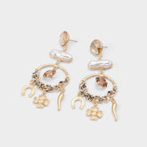 Chances in Champagne - Chandelier earrings