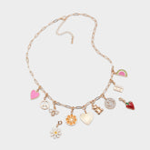 Charmcrazy Bright Multi Women's Necklaces - Charm necklace