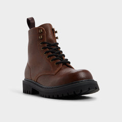 Lug sole Doublezero in Dark Brown - Combat boot
