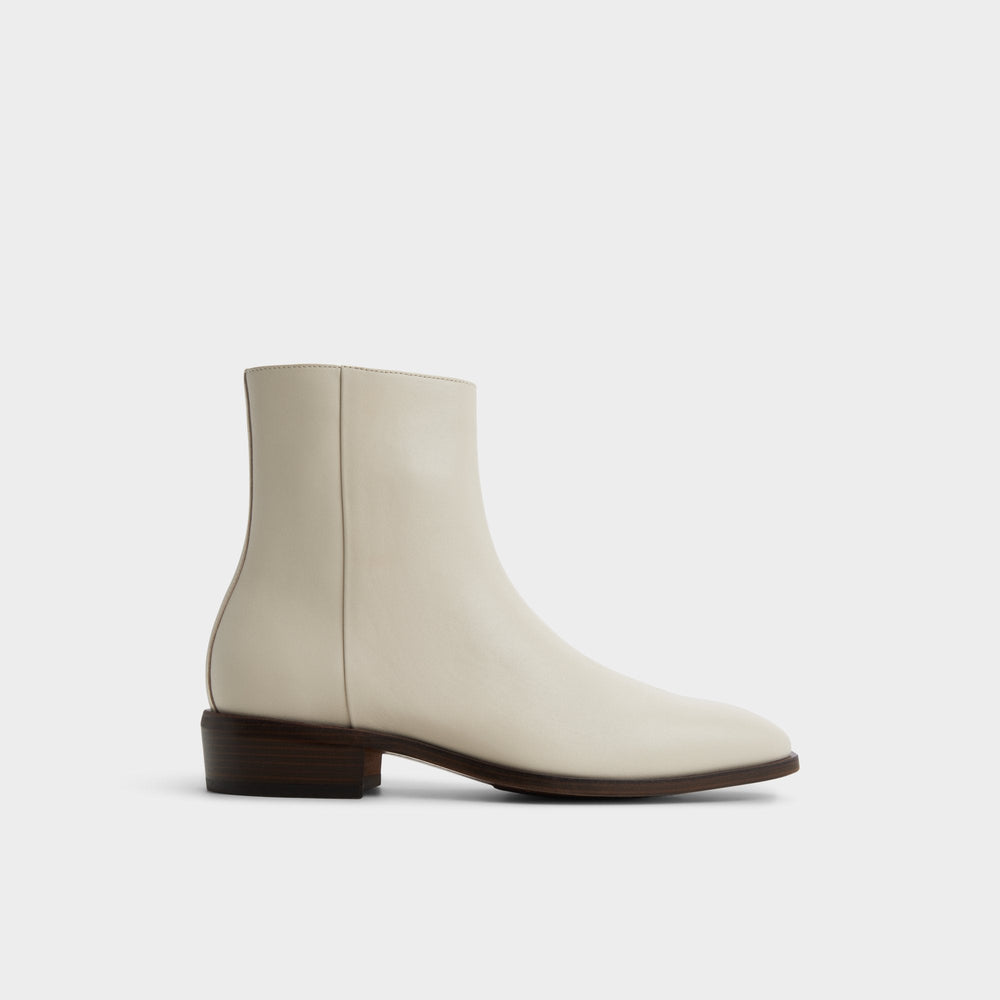 Amur in White Bone - Ankle boot