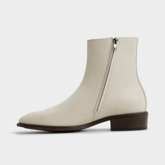 Amur in White Bone - Ankle boot
