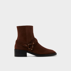 Marcos in Dark Brown - Ankle boot Block heel
