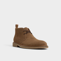 Jefrey Dark Brown Leather Suede Men's Chukka boots - Chukka boot