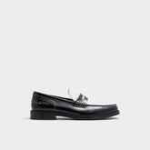 Kieran Black/White Men's Dress Shoes - Loafer