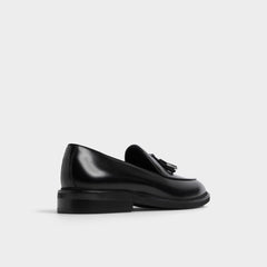Portos Black Men's Dress Shoes - Loafer