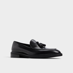 Portos Black Men's Dress Shoes - Loafer