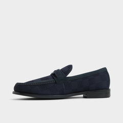 Hawley Navy Men's Dress Shoes - Loafer