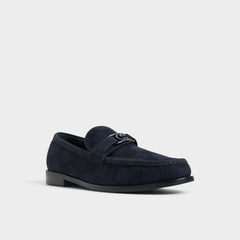 Hawley Navy Men's Dress Shoes - Loafer