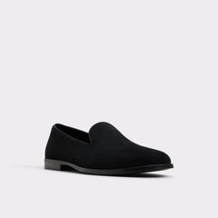 Casino Other Black Leather Suede Men's Dress Shoes - Loafer