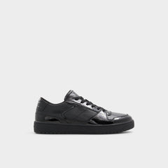 Zethan Black Synthetic Patent Men's Low top - Low top sneaker Cup sole
