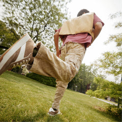 Ashwin in Taupe - Low top sneaker Cup sole