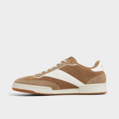 Ashwin in Taupe - Low top sneaker Cup sole