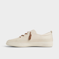 Cup sole Tristin in White Bone - Low top sneaker