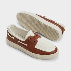 Wildwave Cognac Men's Casual Shoes - Boat shoe