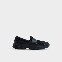 Loafersnkr in Black - Slip-on sneaker Jogger sole