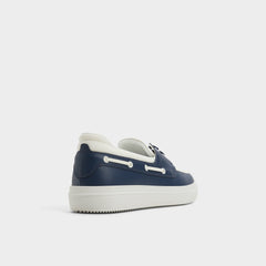 Wildwave White/Navy Men's Casual Shoes - Boat shoe