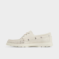 Mikal Ivory Men's Casual Shoes - Boat shoe