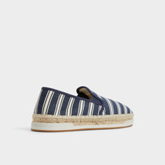 Johnney Navy Men's Loafers & Slip-Ons - Espadrille