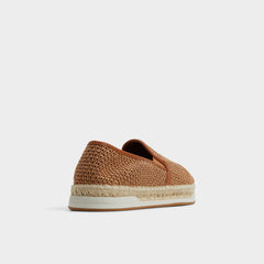 Johnney Cognac Textile Raffia Men's Espadrilles - Espadrille