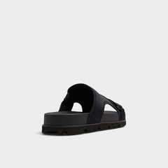 Deniels Open Black Men's Slides - Slide sandal