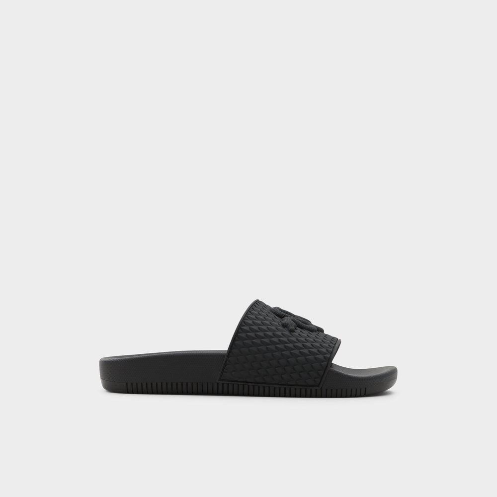 Kedau Black Men's Slides - Slide sandal