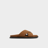 Marrin Cognac Men's Slides - Slide sandal