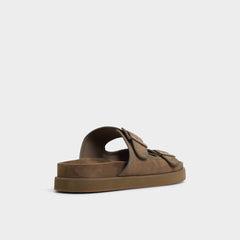 Sunnyside Light Brown Men's Slides - Slide sandal