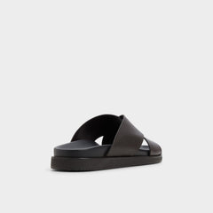 Darley Dark Brown Men's Sandals & Slides - Strappy flat sandal