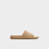 Galesa Light Beige Men's Slides - Slide sandal